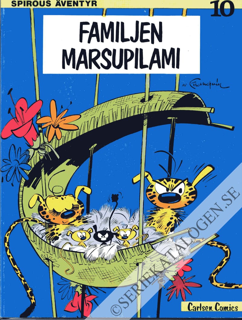 Framsida på Familjen Marsupilami (1984)