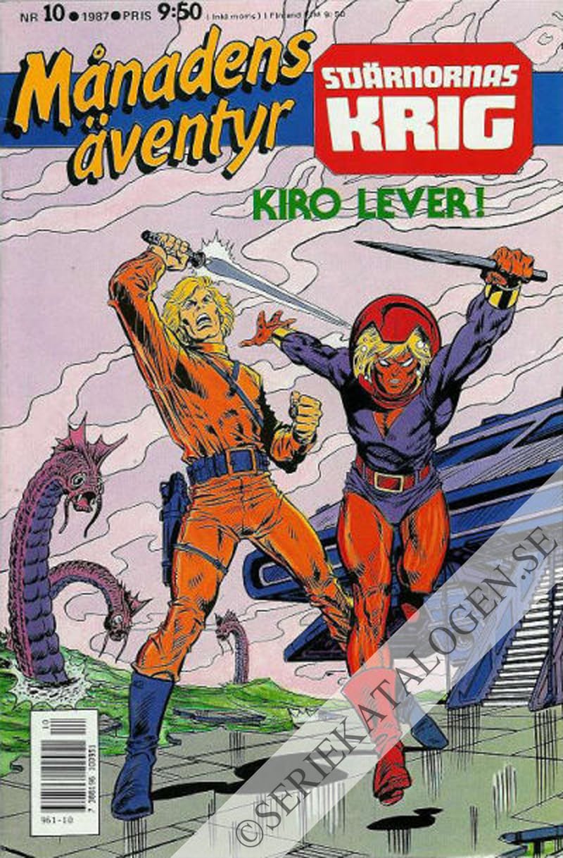 Framsida på Månadens äventyr #10 (1987)