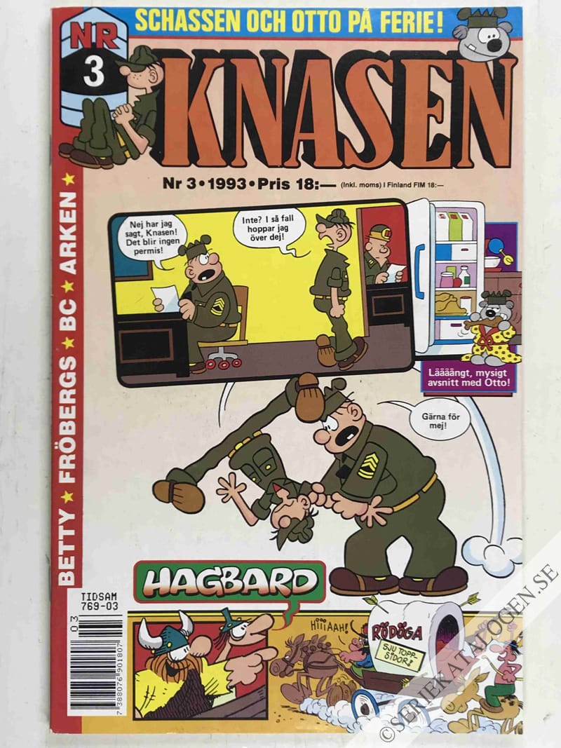 Framsida på Knasen #3 (1993)