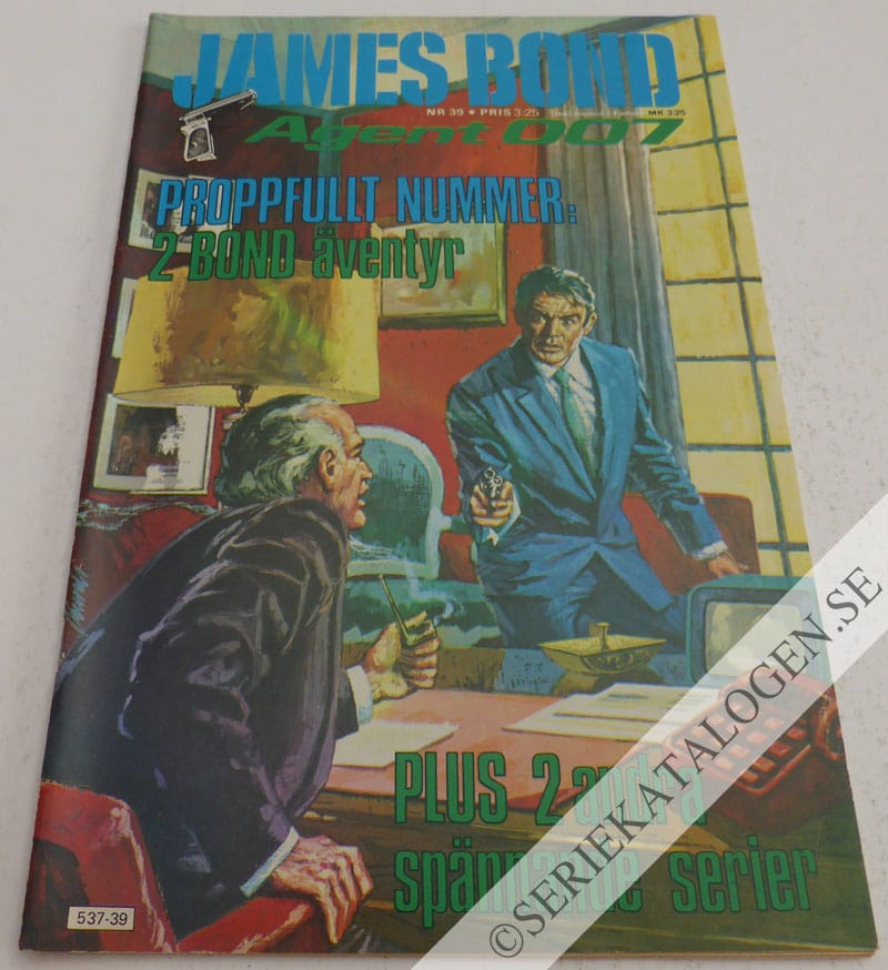 Framsida på James Bond agent 007 #39 (1976)