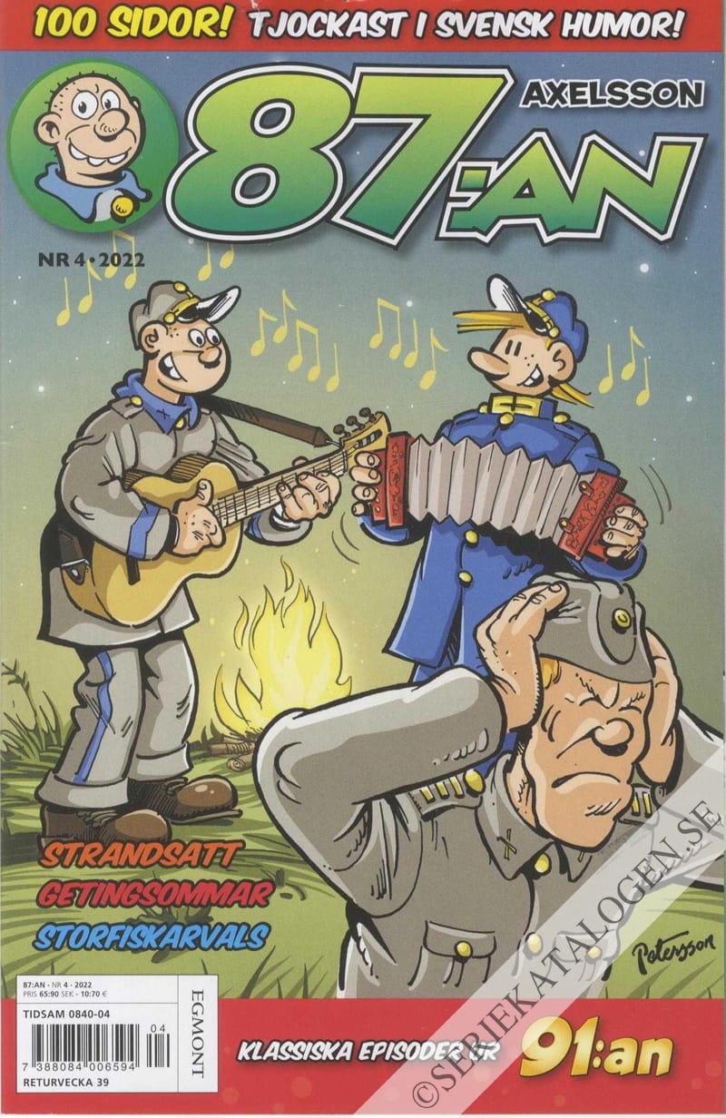 Framsida på 87:an Axelsson #4 (2022)