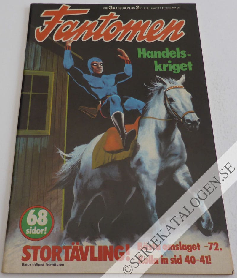 Framsida på Fantomen #3 (1973)