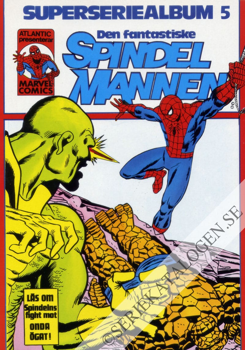 Framsida på Den fantastiske Spindelmannen Superseriealbum5 (1981)