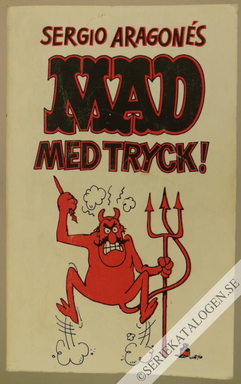 Framsida på MAD-pocket MAD med tryck! (1975)