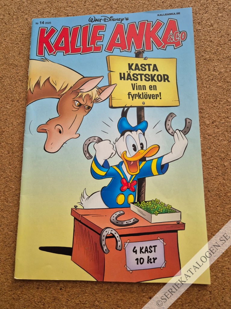 Framsida på Kalle Anka & C:o #14 (2025)