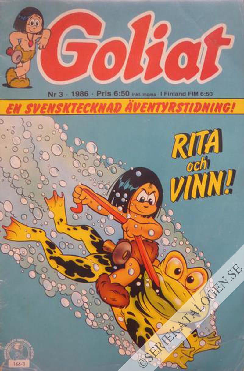 Framsida på Goliat #3 (1986)