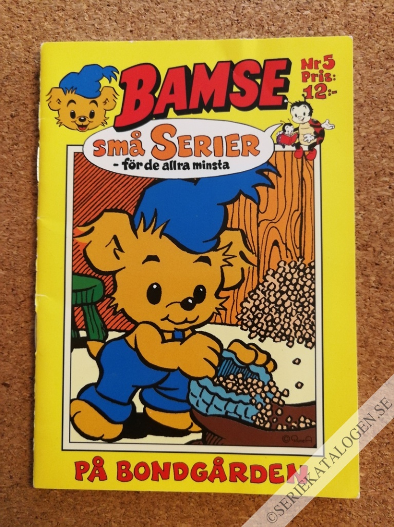 Framsida på Bamse små serier - för de allra minsta På bondgården (2004)