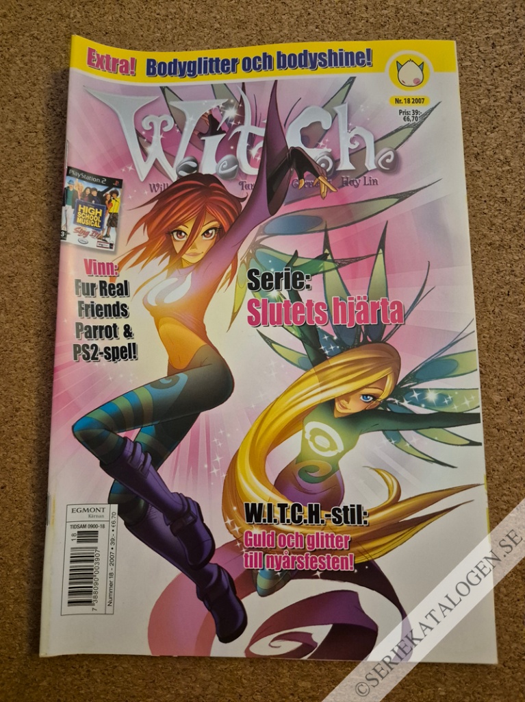 Framsida på W.i.t.c.h. #18 (2007)