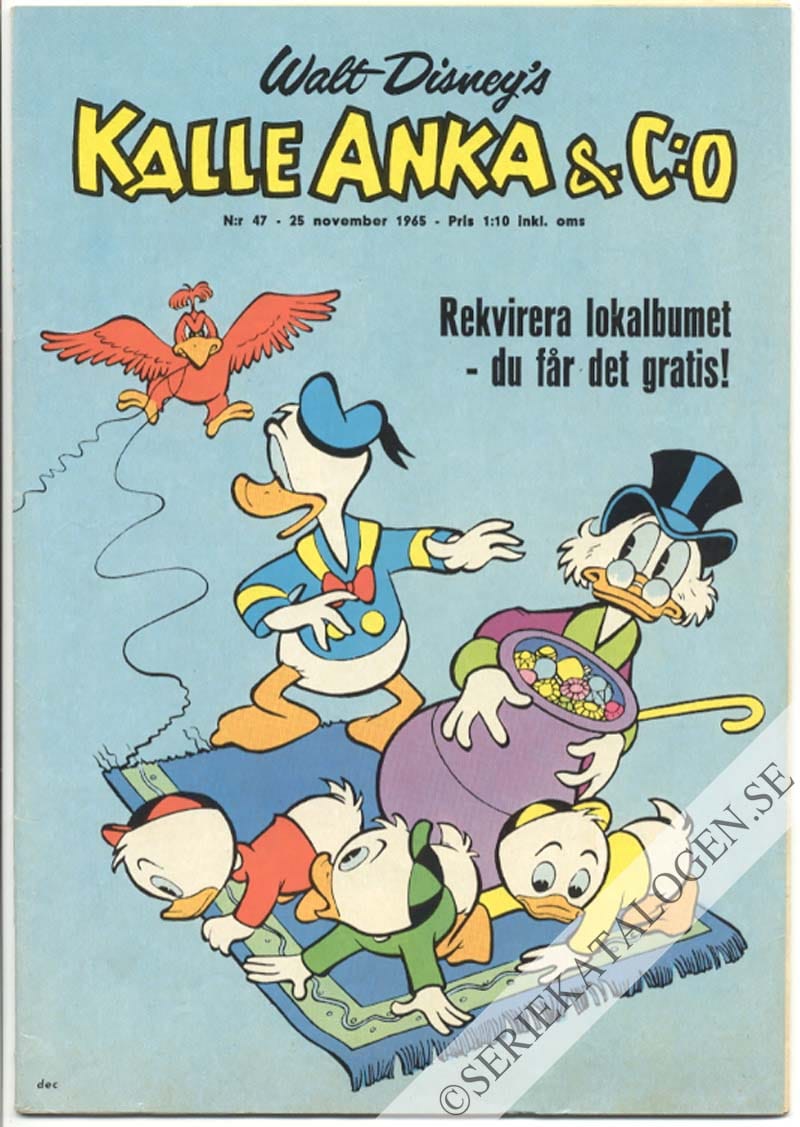 Framsida på Kalle Anka & C:o #47 (1965)