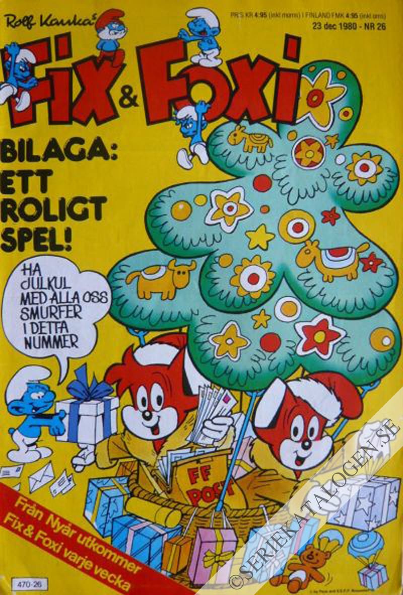 Framsida på Fix och Foxi #26 (1980)