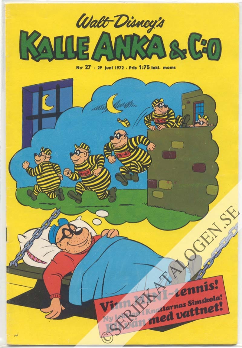 Framsida på Kalle Anka & C:o #27 (1972)