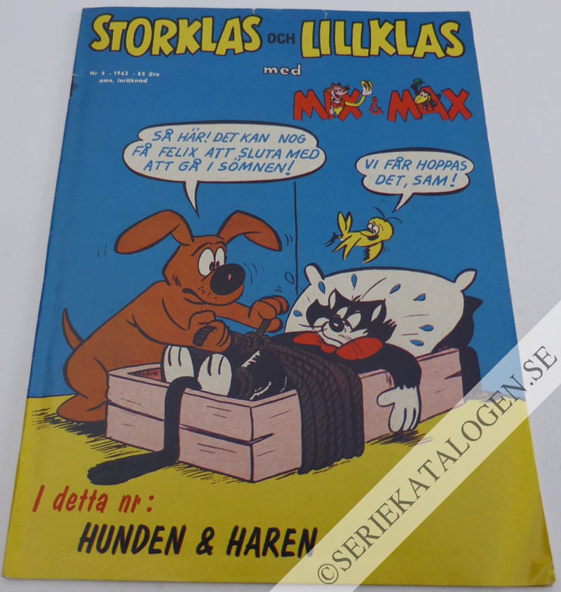 Framsida på Storklas och Lillklas #4 (1962)