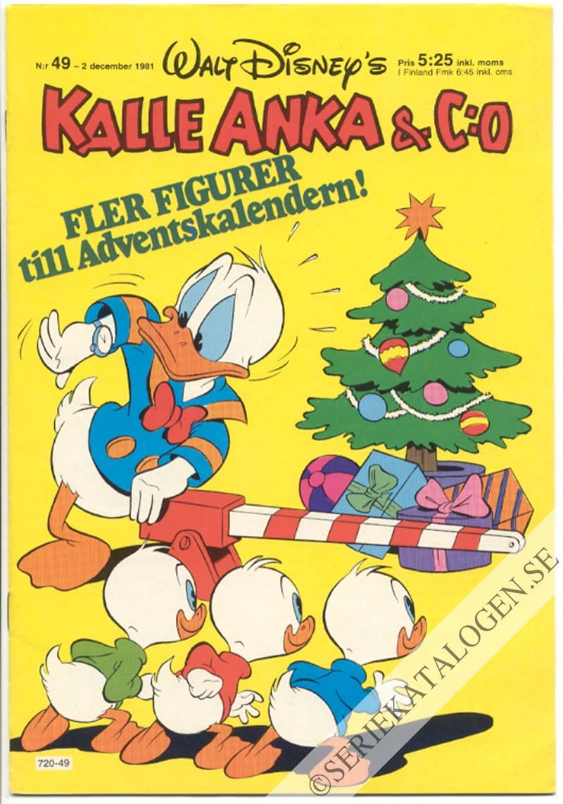 Framsida på Kalle Anka & C:o #49 (1981)