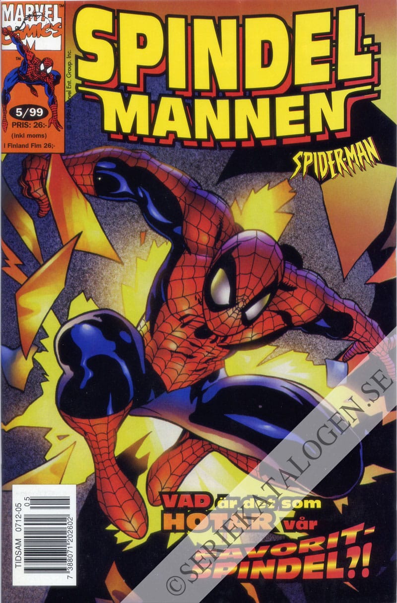 Framsida på Spindelmannen #5 (1999)