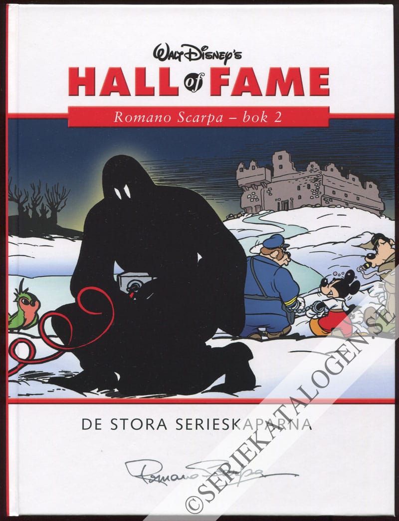 Framsida utan skyddsomslag på Romano Scarpa - bok 2 (2006)
