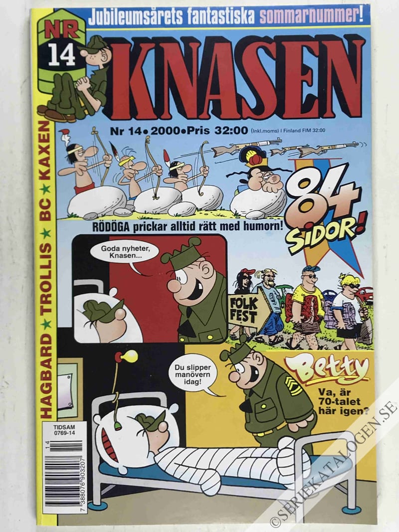 Framsida på Knasen #14 (2000)