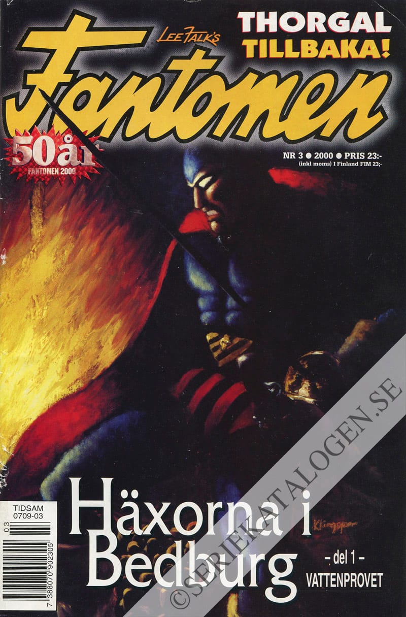 Framsida på Fantomen #3 (2000)