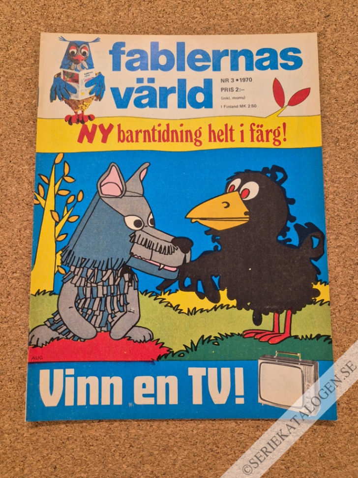 Framsida på Fablernas värld #3 (1970)