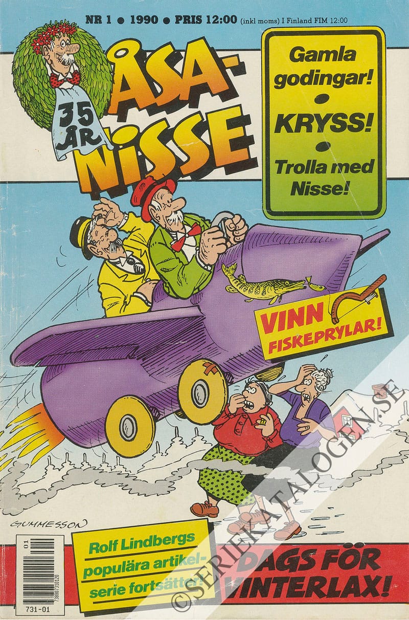 Framsida på Åsa-Nisse #1 (1990)