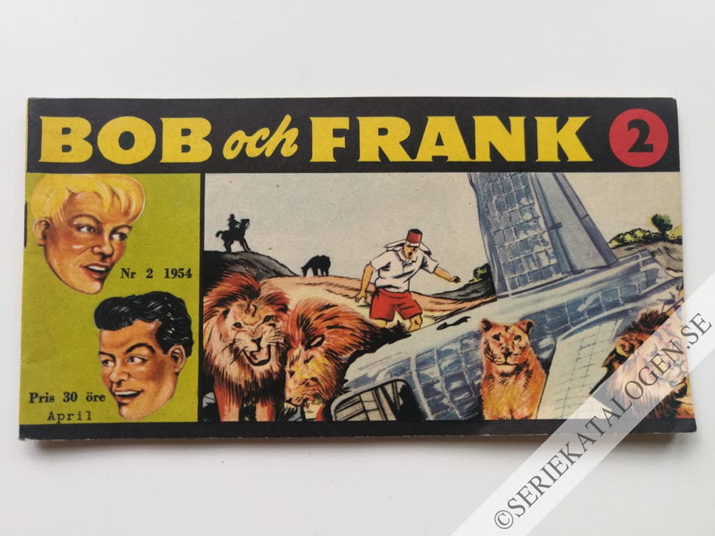 Framsida på Bob och Frank #2 (1954)