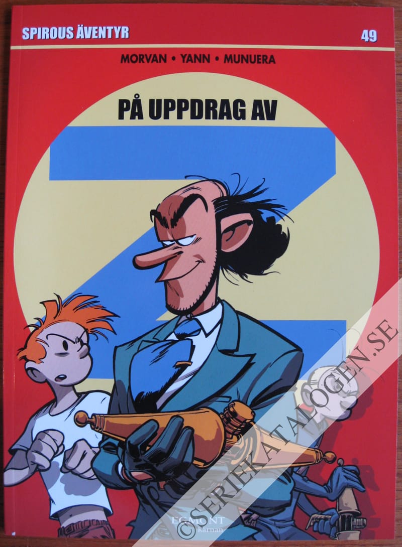 Framsida på Spirous äventyr På uppdrag av Z (2008)