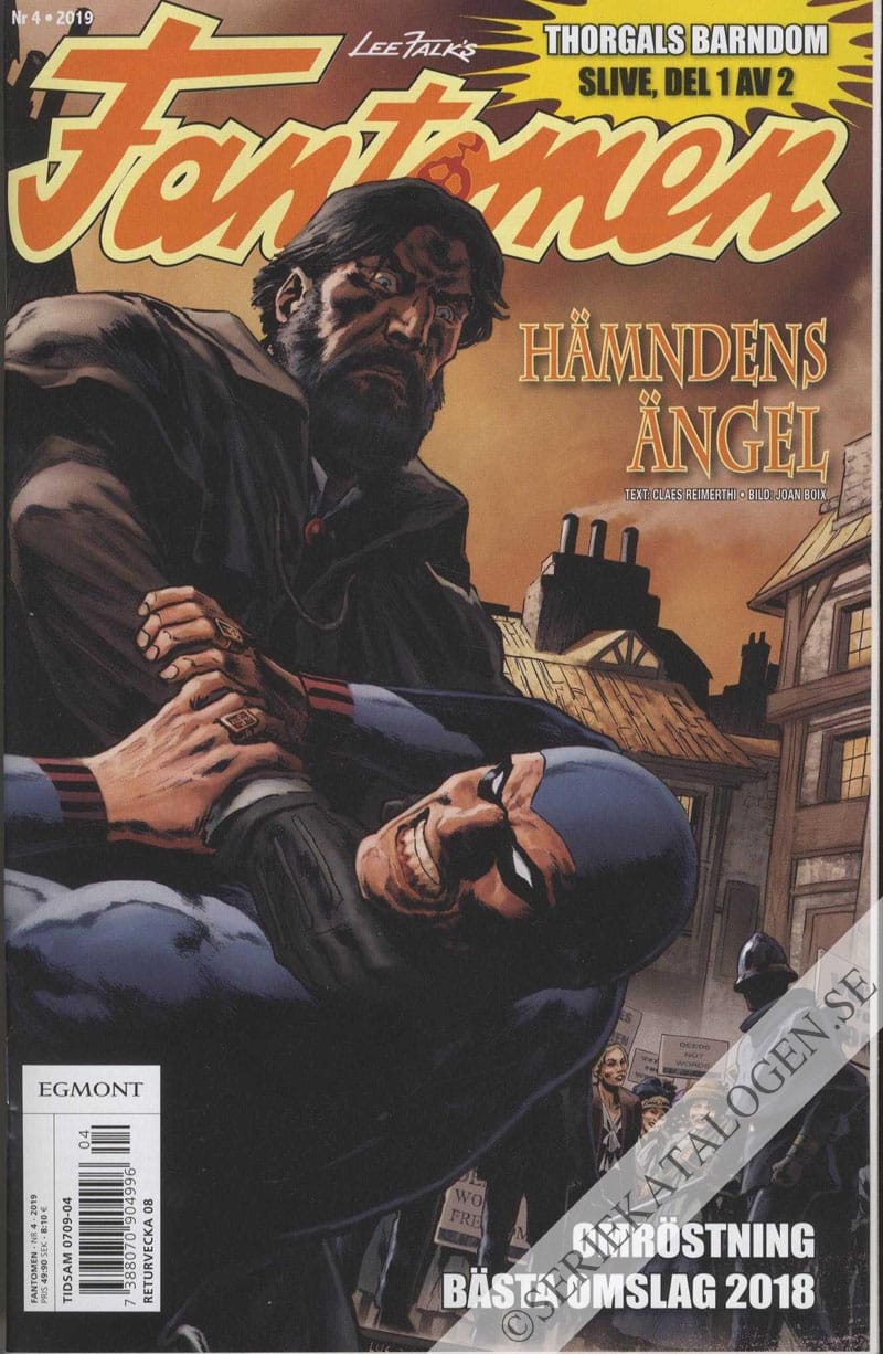 Framsida på Fantomen #4 (2019)