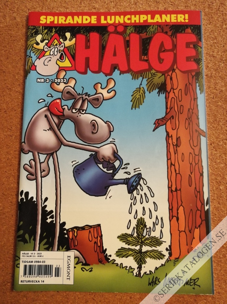 Framsida på Hälge #3 (2023)