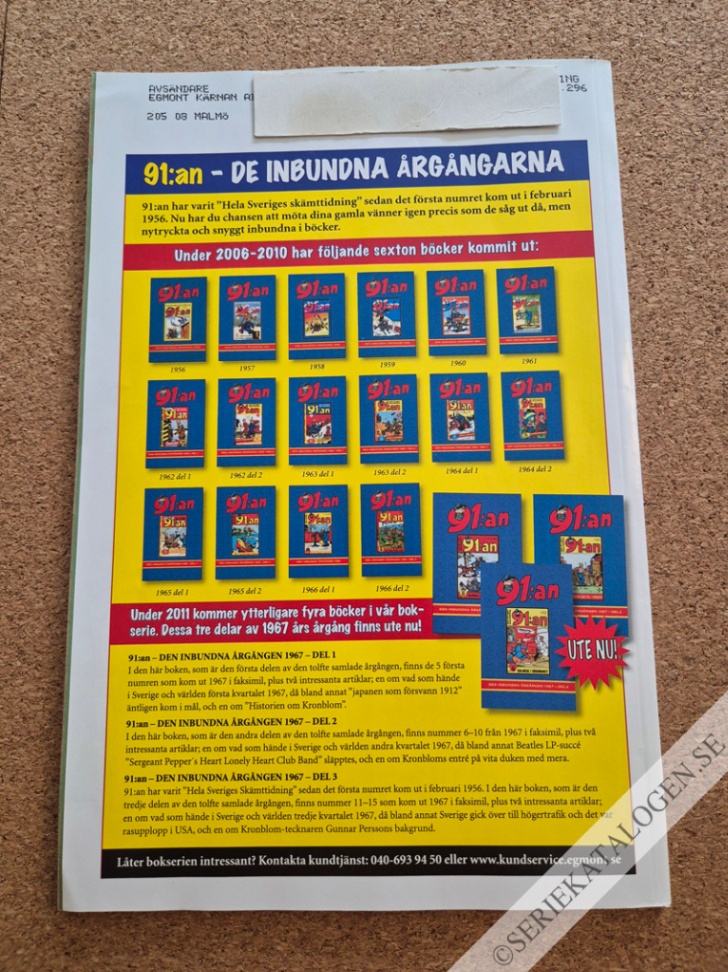 Baksida på Höstkavalkad (2011)