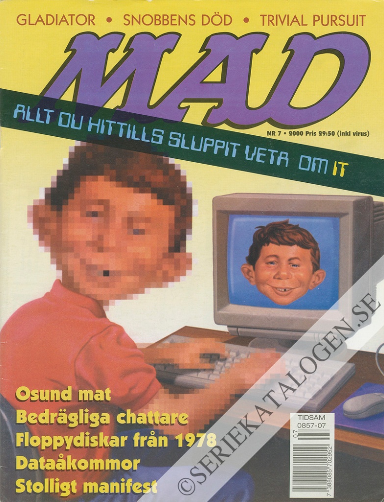 Framsida på Svenska MAD #7 (2000)