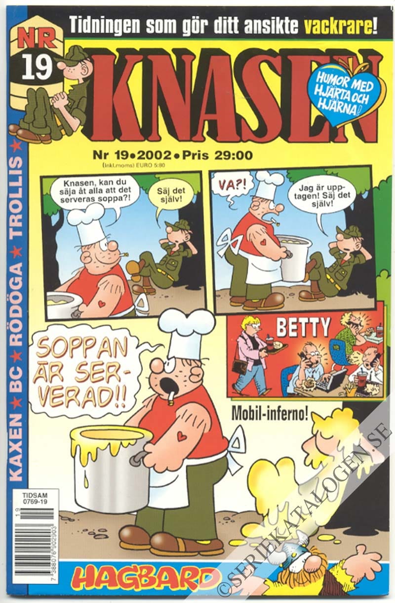 Framsida på Knasen #19 (2002)