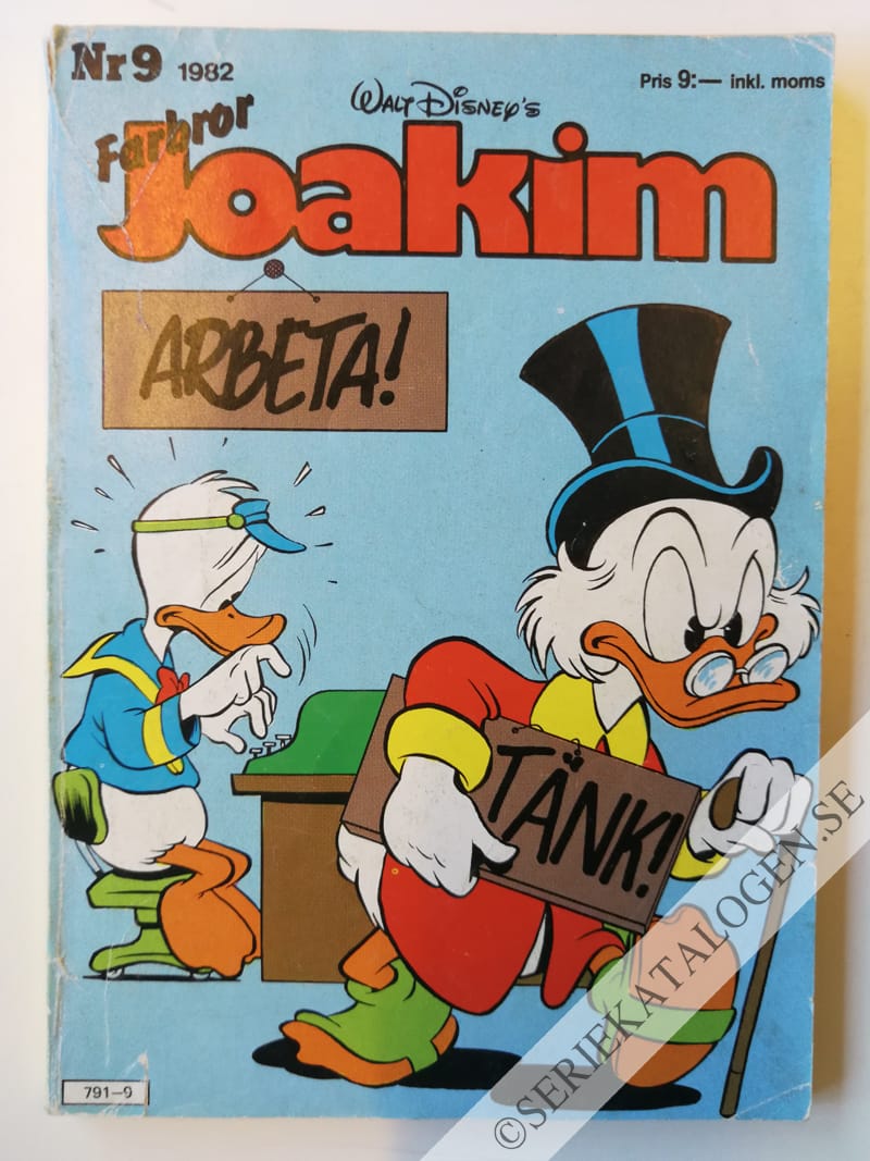 Framsida på Joakim #9 (1982)