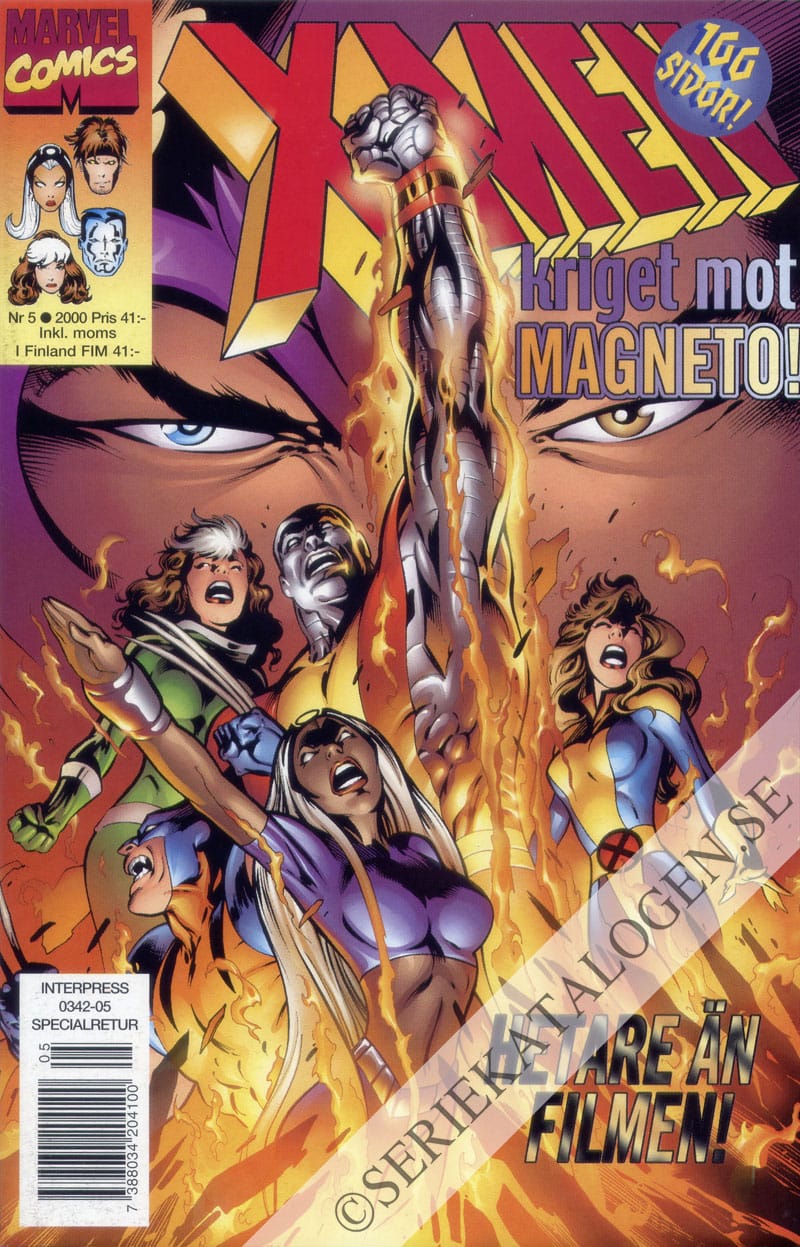 Framsida på X-Men #5 (2000)
