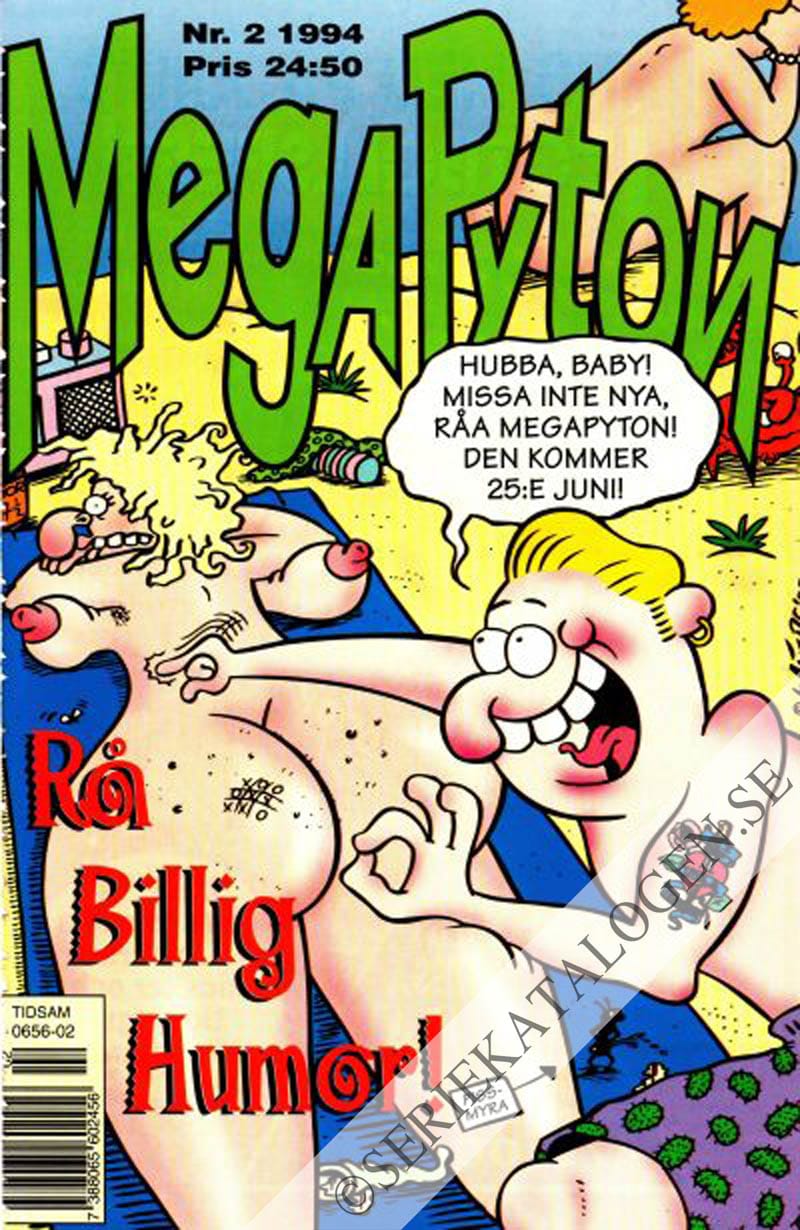 Framsida på MegaPyton #2 (1994)