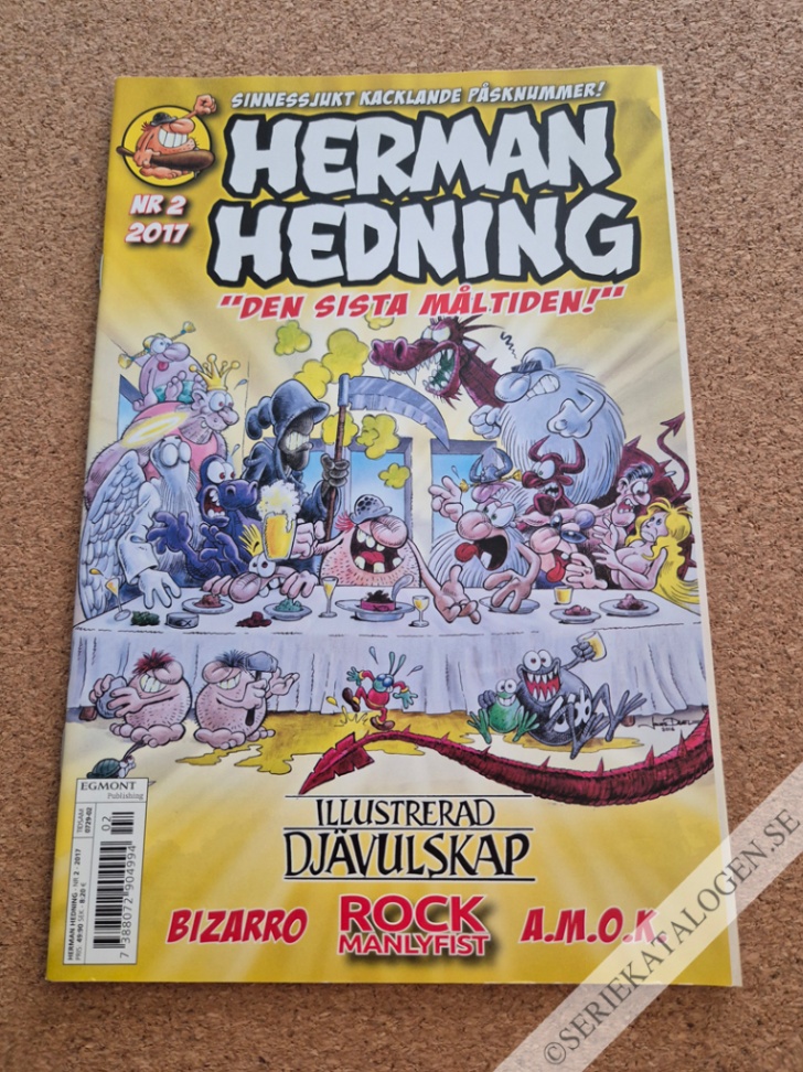 Framsida på Herman Hedning #2 (2017)
