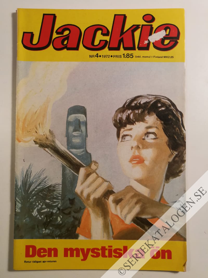 Framsida på Jackie #4 (1972)