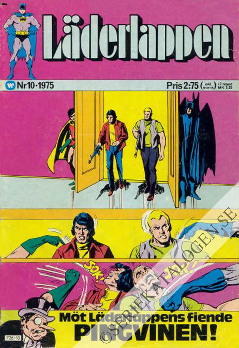 Framsida på Läderlappen och Robin #10 (1975)