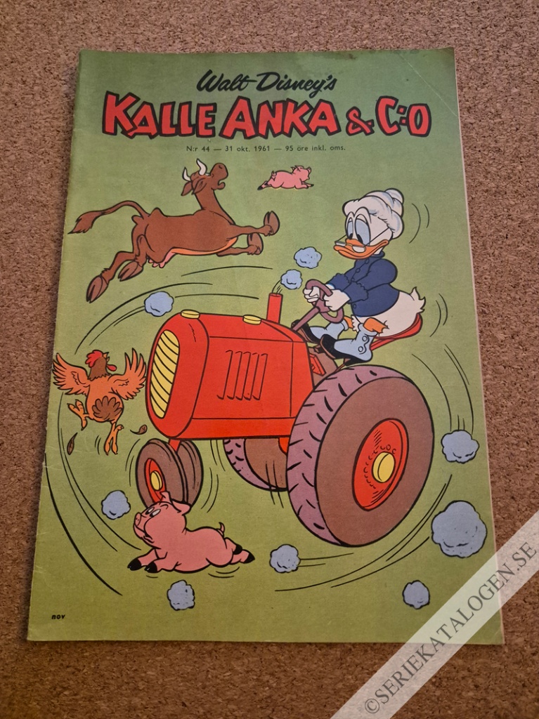 Framsida på Kalle Anka & C:o #44 (1961)