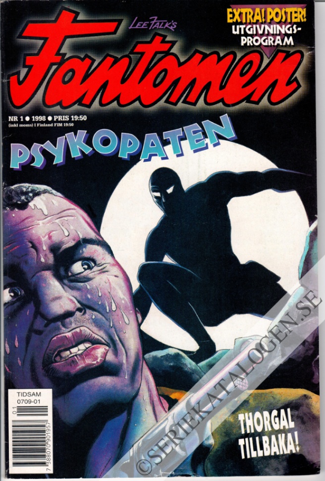 Framsida på Fantomen #1 (1998)