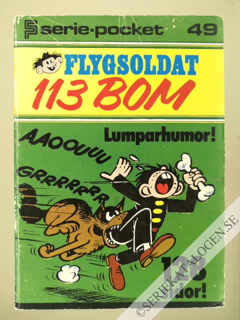 Framsida på Seriepocket 113 Bom (1976)