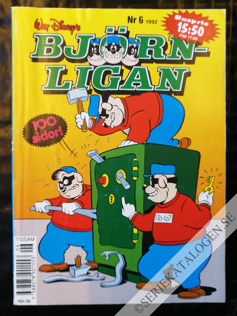 Framsida på Björnligan #6 (1992)