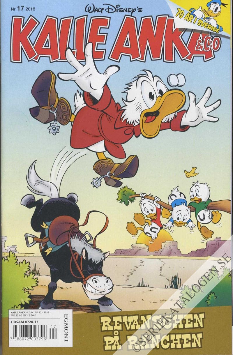 Framsida på Kalle Anka & C:o #17 (2018)