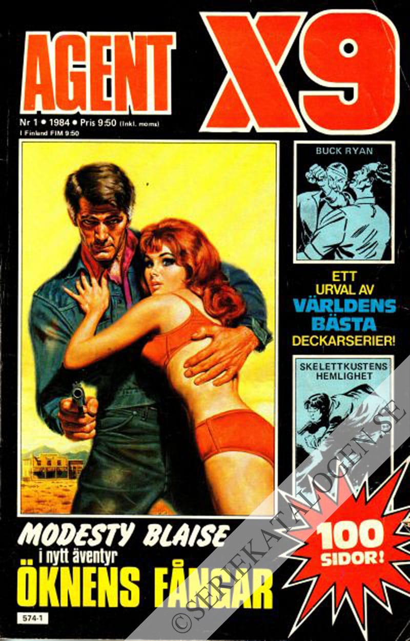 Framsida på Agent X9 #1 (1984)