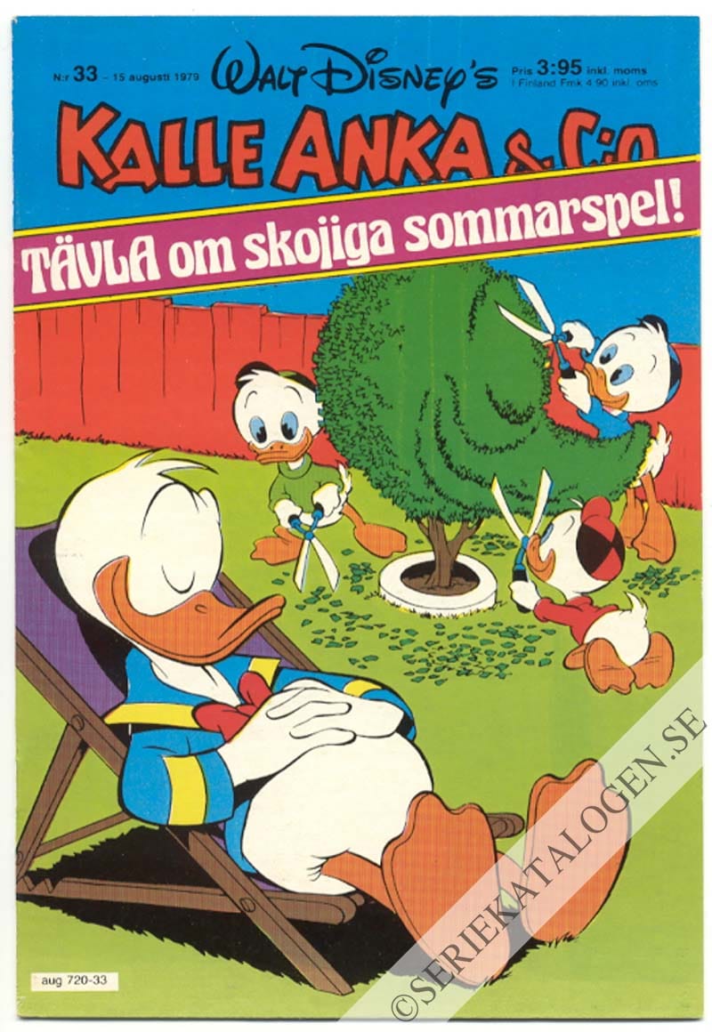 Framsida på Kalle Anka & C:o #33 (1979)
