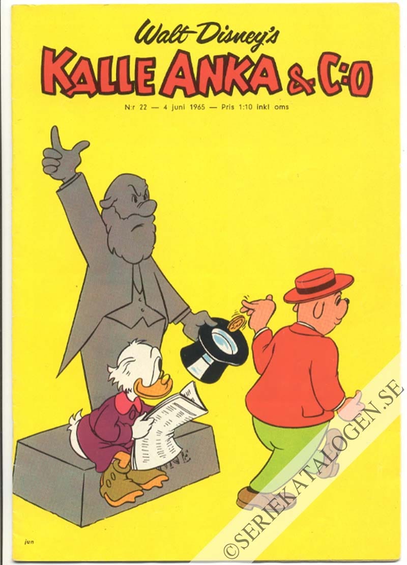 Framsida på Kalle Anka & C:o #22 (1965)