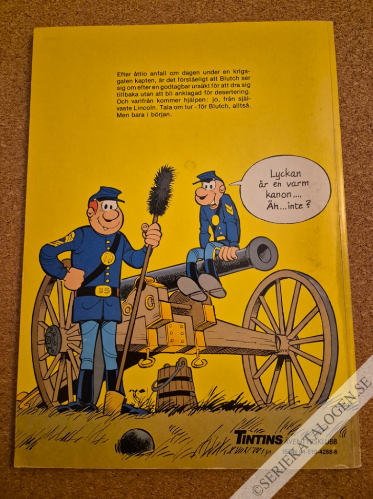Baksida på Kulor, krut och en kamera (1984)