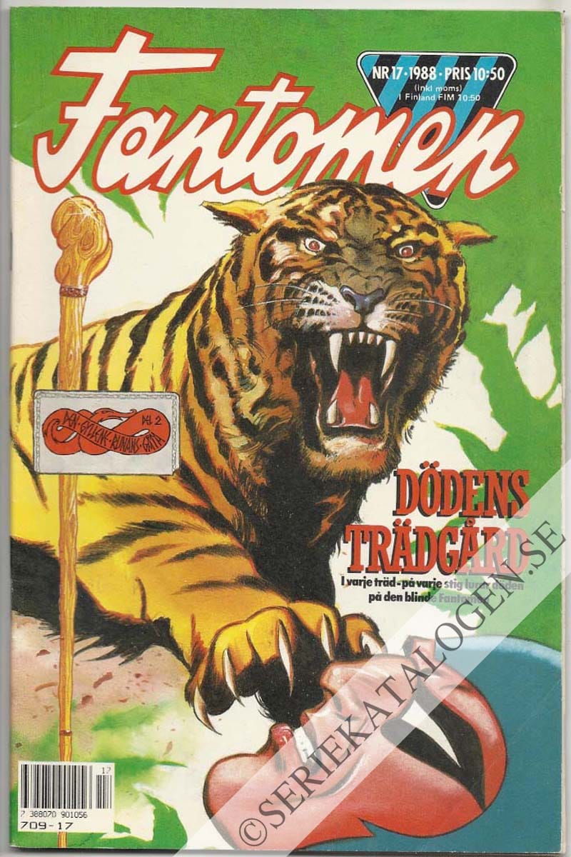 Framsida på Fantomen #17 (1988)