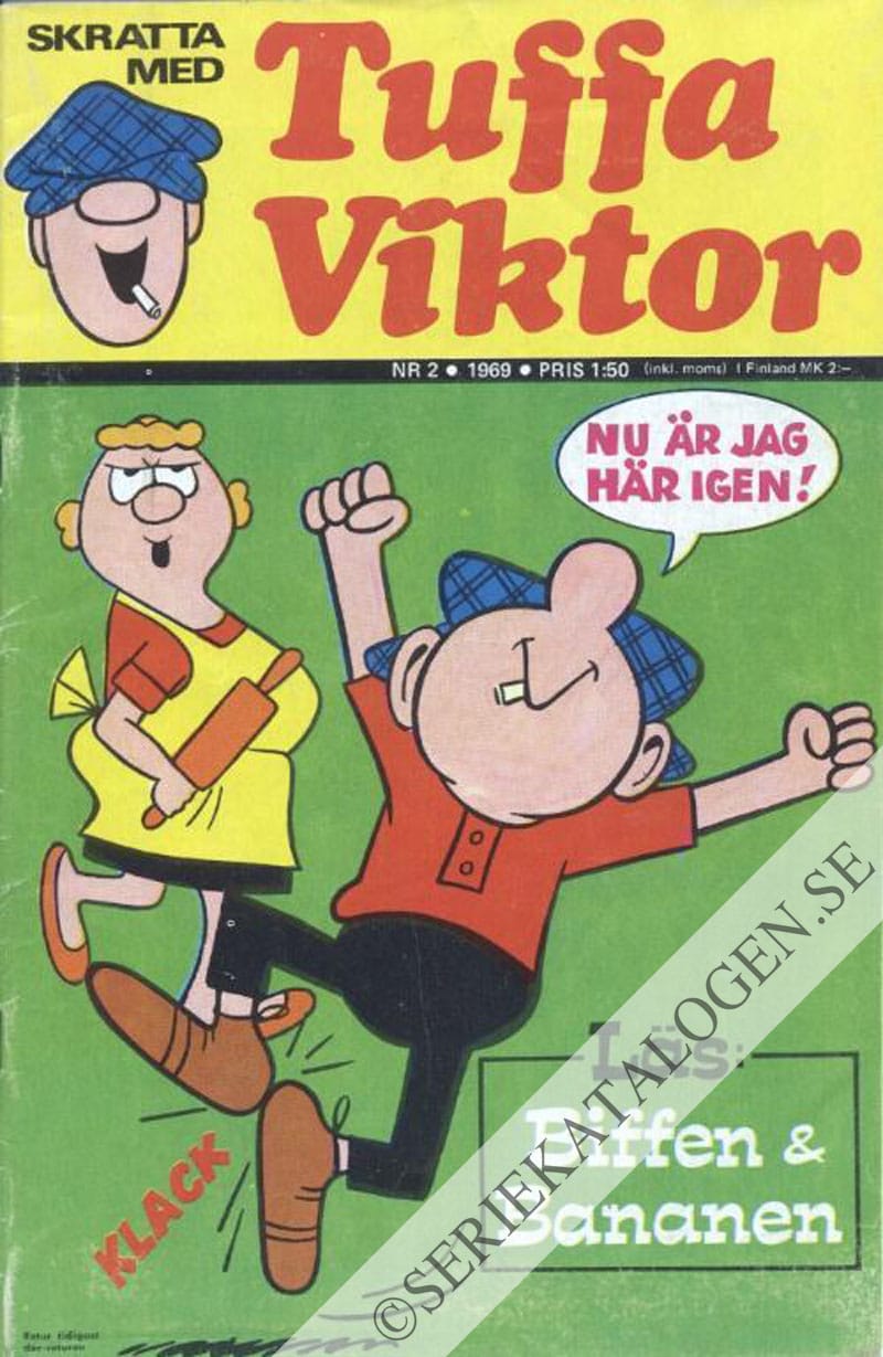 Framsida på Skratta med Tuffa Viktor #2 (1969)
