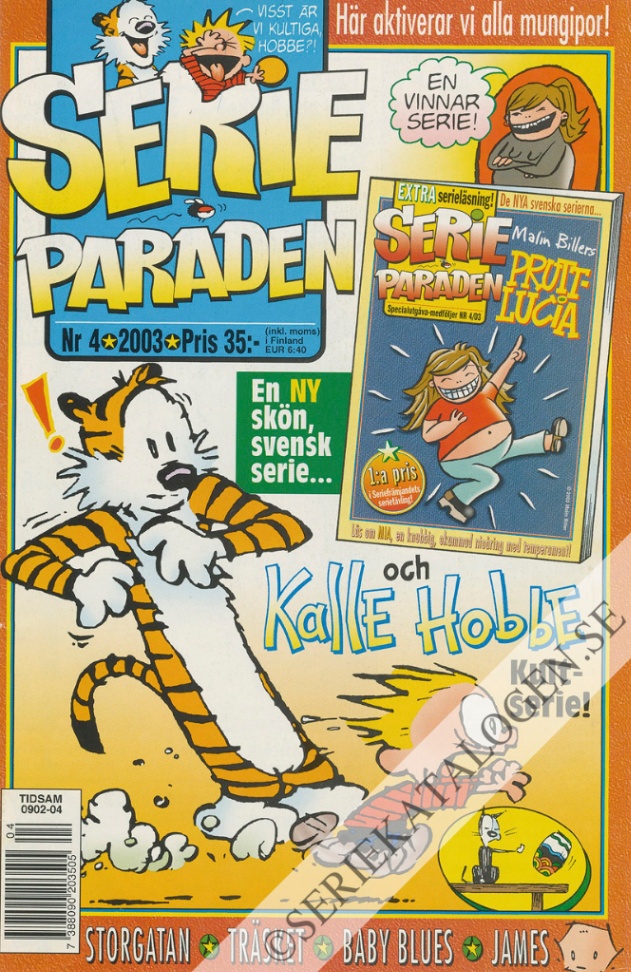 Framsida på Serie-paraden #4 (2003)