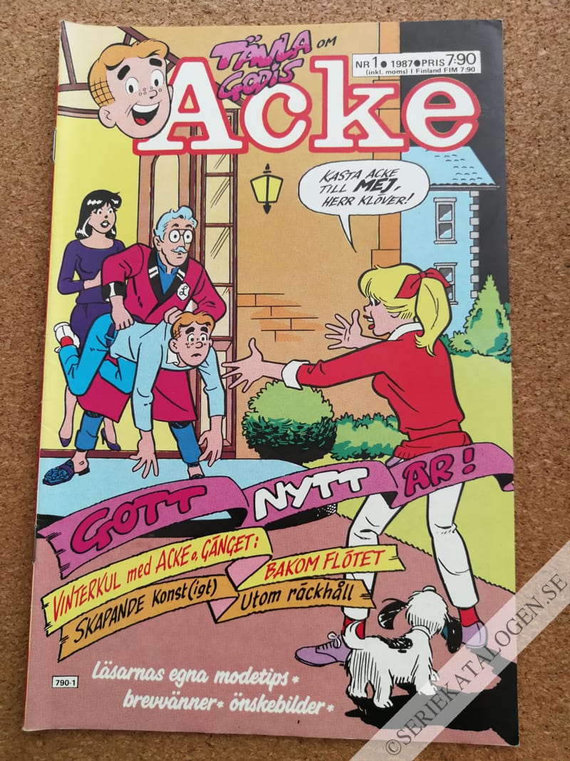 Framsida på Acke #1 (1987)