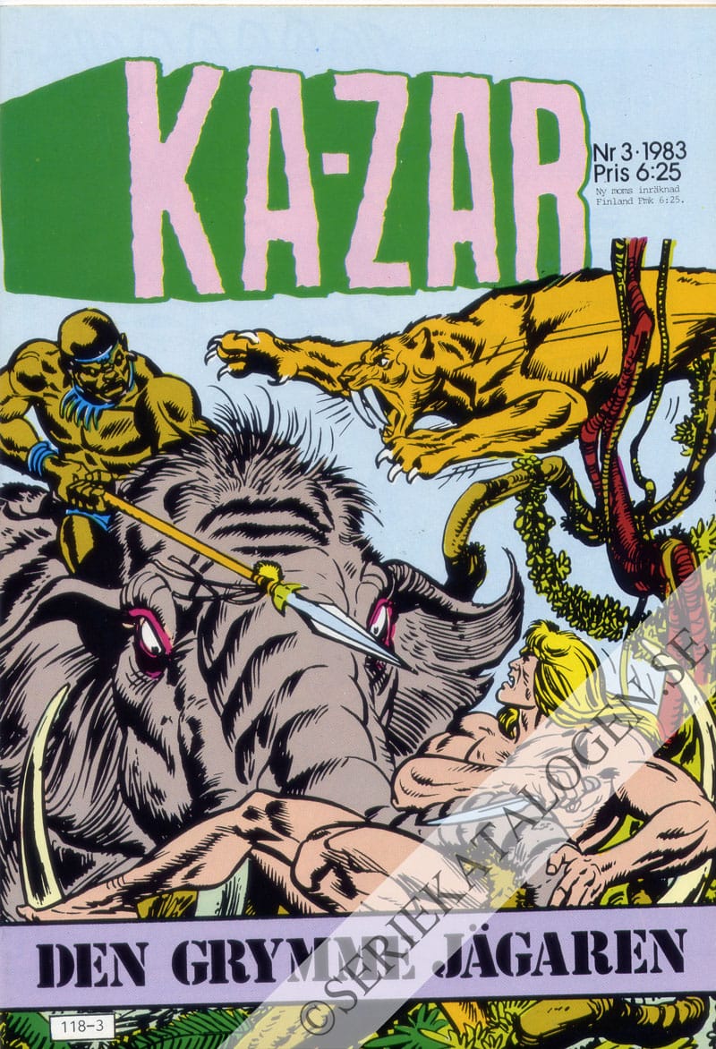 Framsida på Ka-Zar #3 (1983)